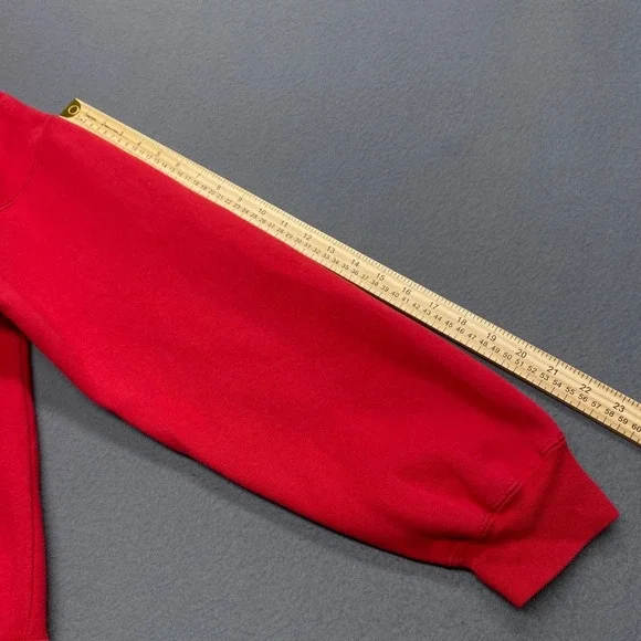 Paul Frank Hoodie Sweatshirt Red Pullover Y2K Vintage Monkey Graphic Print - Picture 10 of 14